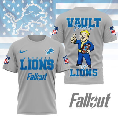 Detroit Lions | Premium NFL Fallout Fan 3D Shirt