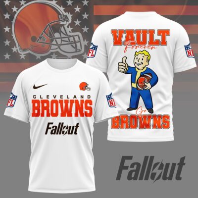 Cleveland Browns | Premium NFL Fallout Fan 3D Shirt