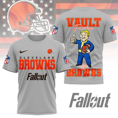 Cleveland Browns | Premium NFL Fallout Fan 3D Shirt