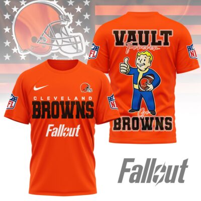 Cleveland Browns | Premium NFL Fallout Fan 3D Shirt