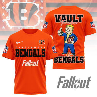 Cincinnati Bengals | Premium NFL Fallout Fan 3D Shirt