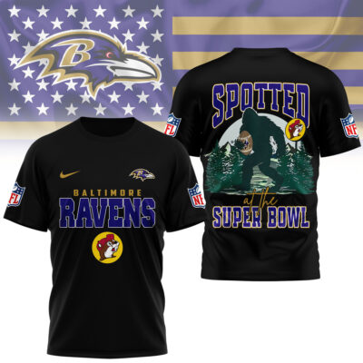 Baltimore Ravens | Premium NFL Spotted at the Super Bowl 3D Shirt