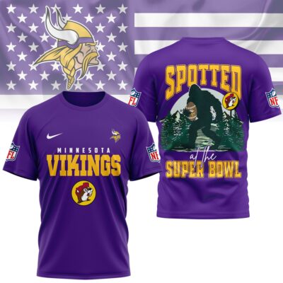 Minnesota Vikings | Premium NFL Spotted at the Super Bowl 3D Shirt