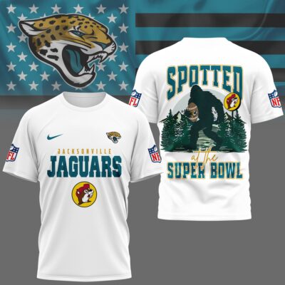 Jacksonville Jaguars | Premium NFL Spotted at the Super Bowl 3D Shirt