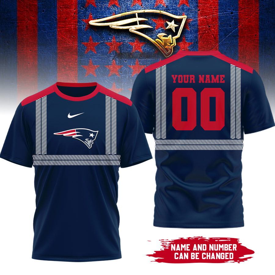 New England Patriots | Premium NFL Safety Short Sleeve Performance T-Shirt - Image 2