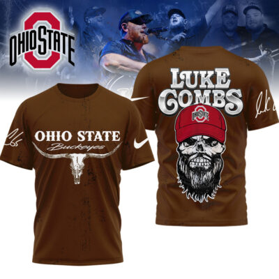 Ohio State Buckeyes | Premium NCAA Luke Combs Country Music 3D Shirt