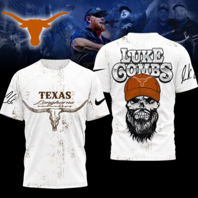 Texas Longhorns | Premium NCAA Luke Combs Country Music 3D Shirt