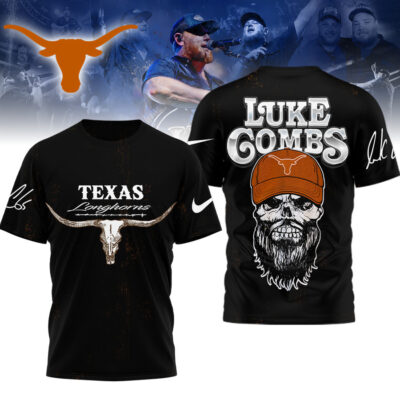 Texas Longhorns | Premium NCAA Luke Combs Country Music 3D Shirt