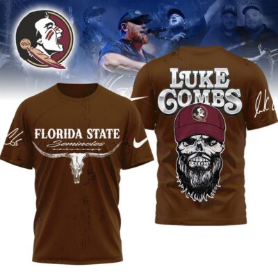 Florida State Seminoles | Premium NCAA Luke Combs Country Music 3D Shirt