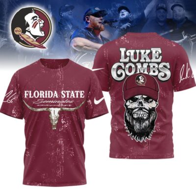 Florida State Seminoles | Premium NCAA Luke Combs Country Music 3D Shirt