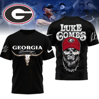 Georgia Bulldogs | Premium NCAA Luke Combs Country Music 3D Shirt