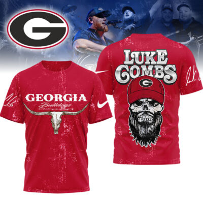 Georgia Bulldogs | Premium NCAA Luke Combs Country Music 3D Shirt