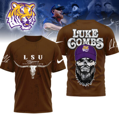LSU Tigers | Premium NCAA Luke Combs Country Music 3D Shirt