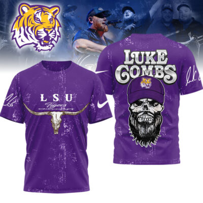 LSU Tigers | Premium NCAA Luke Combs Country Music 3D Shirt