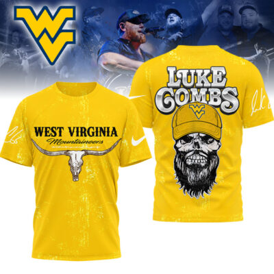 West Virginia Mountaineers | Premium NCAA Luke Combs Country Music 3D Shirt