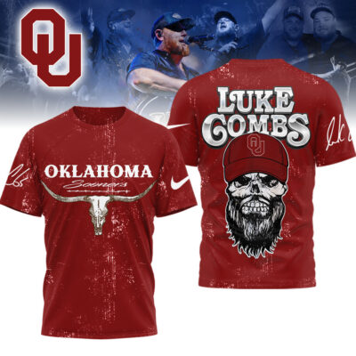 Oklahoma Sooners | Premium NCAA Luke Combs Country Music 3D Shirt