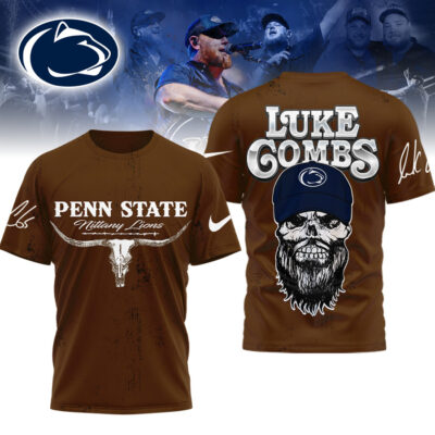 Penn State Nittany Lions | Premium NCAA Luke Combs Country Music 3D Shirt