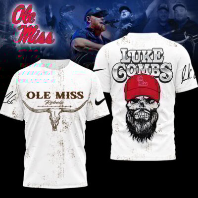 Ole Miss Rebels | Premium NCAA Luke Combs Country Music 3D Shirt