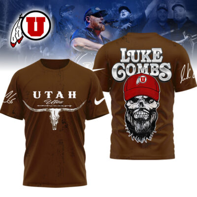 Utah Utes | Premium NCAA Luke Combs Country Music 3D Shirt