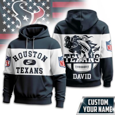 Houston Texans | Premium NFL Touchdown Spirit Personalized Hoodie - 5XL