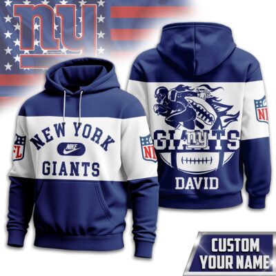 New York Giants | Premium NFL Touchdown Spirit Personalized Hoodie