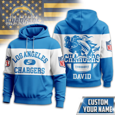 Los Angeles Chargers | Premium NFL Touchdown Spirit Personalized Hoodie
