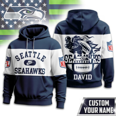 Seattle Seahawks | Premium NFL Touchdown Spirit Personalized Hoodie