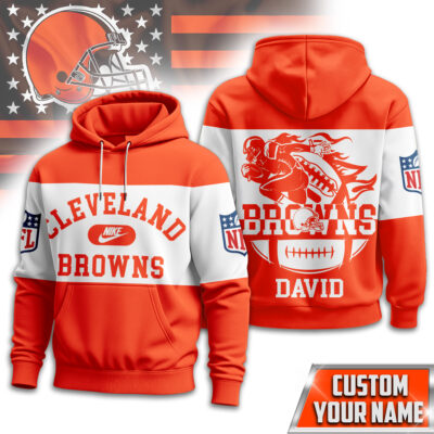 Cleveland Browns | Premium NFL Touchdown Spirit Personalized Hoodie - XL