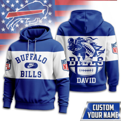 Buffalo Bills | Premium NFL Touchdown Spirit Personalized Hoodie - 5XL