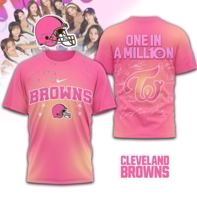Cleveland Browns | Premium NFL Twice 10th Anniversary 3D Shirt - 4XL