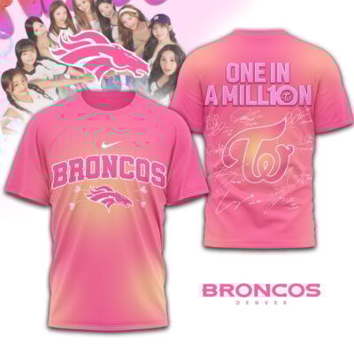 Denver Broncos | Premium NFL Twice 10th Anniversary 3D Shirt - 3XL