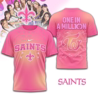 New Orleans Saints | Premium NFL Twice 10th Anniversary 3D Shirt - 5XL