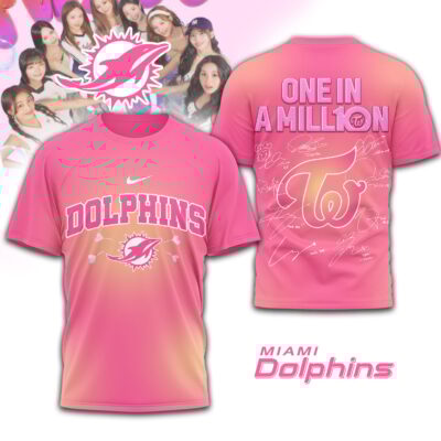 Miami Dolphins | Premium NFL Twice 10th Anniversary 3D Shirt - 5XL