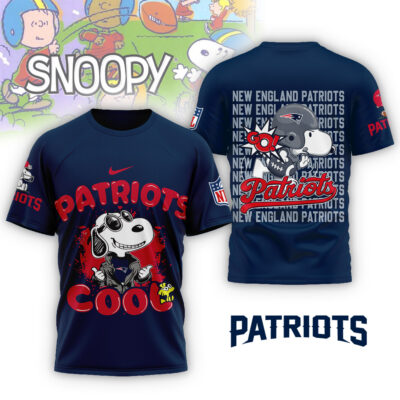 New England Patriots | Premium NFL Snoopy Cool Shirt - Blue