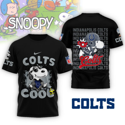 Indianapolis Colts | Premium NFL Snoopy Cool Shirt - Black