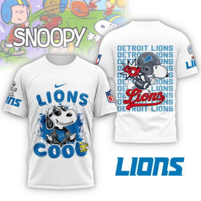Detroit Lions | Premium NFL Snoopy Cool Shirt