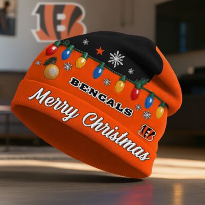 Cincinnati Bengals | Premium NFL Christmas Beanie Hat