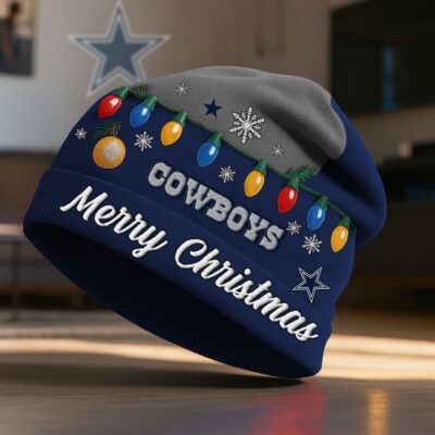 Dallas Cowboys | Premium NFL Christmas Beanie Hat