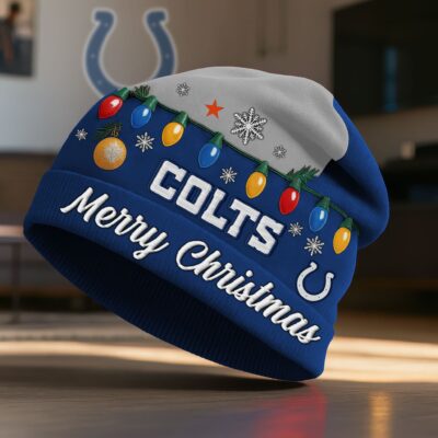 Indianapolis Colts | Premium NFL Christmas Beanie Hat