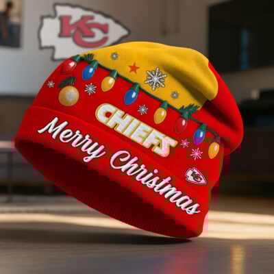 Kansas City Chiefs | Premium NFL Christmas Beanie Hat