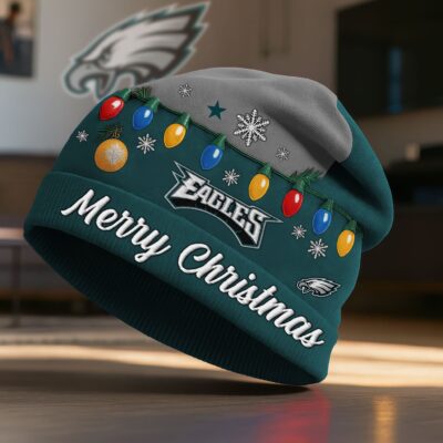 Philadelphia Eagles | Premium NFL Christmas Beanie Hat