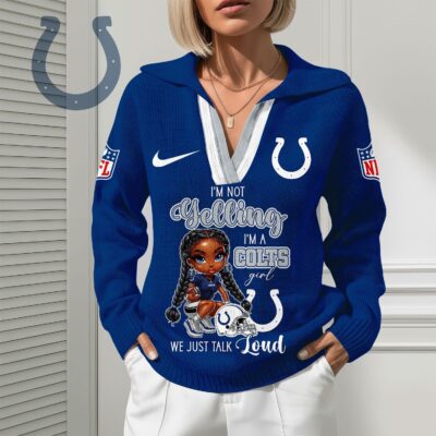 Indianapolis Colts | Premium NFL Fan Classic Knit Pullover - 5XL