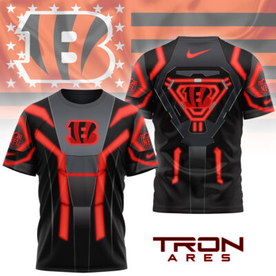 Cincinnati Bengals | Premium NFL Sci-Fi Tron Ares 3D Shirt