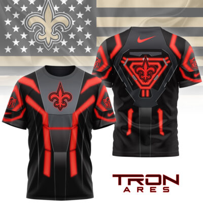 New Orleans Saints | Premium NFL Sci-Fi Tron Ares 3D Shirt
