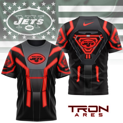 New York Jets | Premium NFL Sci-Fi Tron Ares 3D Shirt