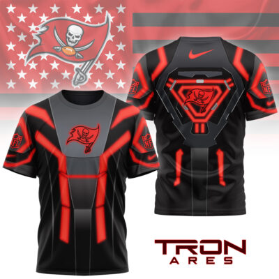 Tampa Bay Buccaneers | Premium NFL Sci-Fi Tron Ares 3D Shirt