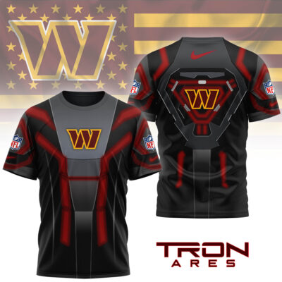 Washington Commanders | Premium NFL Sci-Fi Tron Ares 3D Shirt