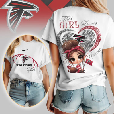 Atlanta Falcons | Premium NFL The Girl 3D Shirt