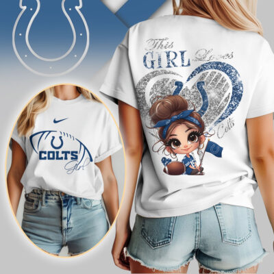 Indianapolis Colts | Premium NFL The Girl 3D Shirt