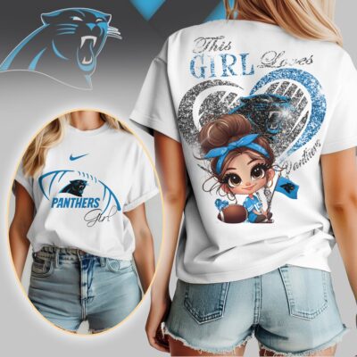 Carolina Panthers | Premium NFL The Girl 3D Shirt